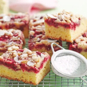 Fruit Crumble Slice