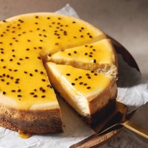 Lemon Passion Fruit Cheesecake