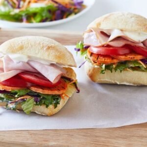 Salami & Salad Rolls